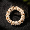 Dharma Deer Bone Skull Bracelet Protection Amulet