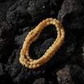 Dharma Deer Bone Skull Necklace 108 Beads