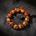 Dharma Deer Bone Skull Bracelet Protection Amulet