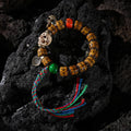Dharma Deer Bone Skull Bracelet Tibetan Protection Talisman