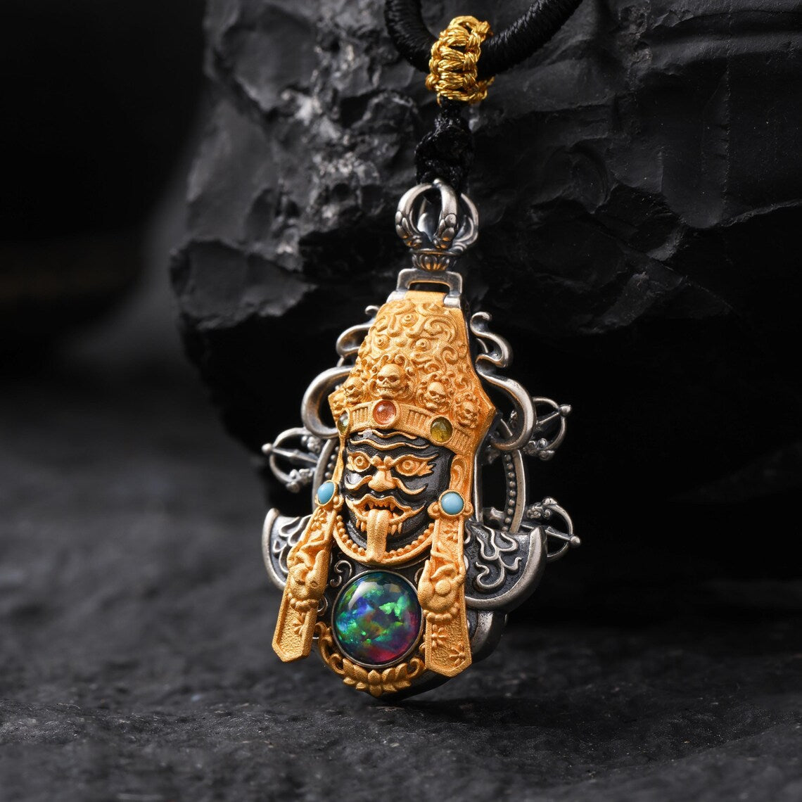 Dharma Deer 18K Gold-Plated Zaki Pendant Necklace