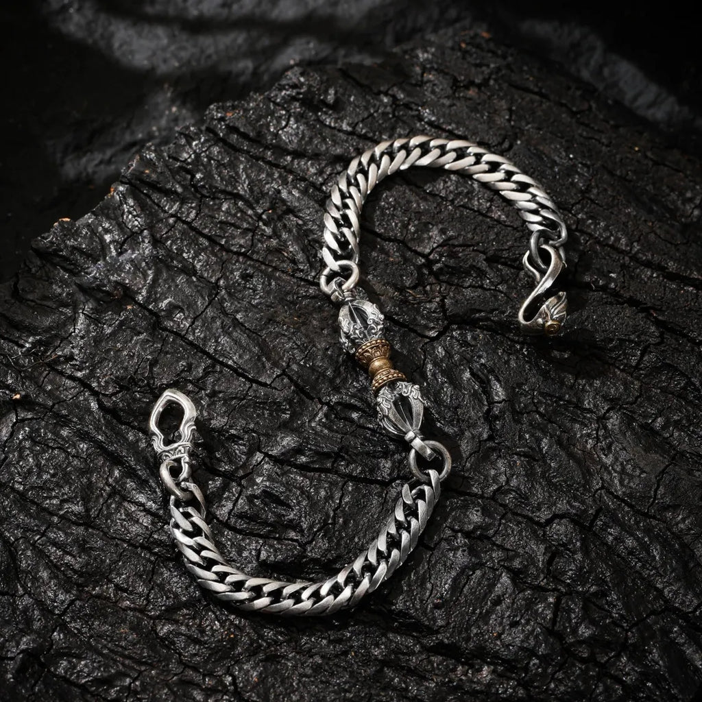 Dharma Deer Vajra Bracelet for Protection and Inner Strength