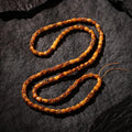 Dharma Deer Bone Skull Necklace 108 Mala Beads