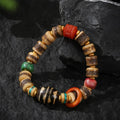 Dharma Deer Yak Bone Tibetan Talisman Bracelet