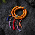 Dharma Deer Bone Necklace 108 Mala Beads