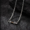 Dharma Deer Five-Pronged Vajra Necklace