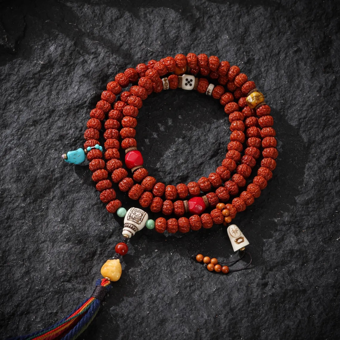 Dharma Deer Vajra Bodhi Seeds 108 Mala Beads