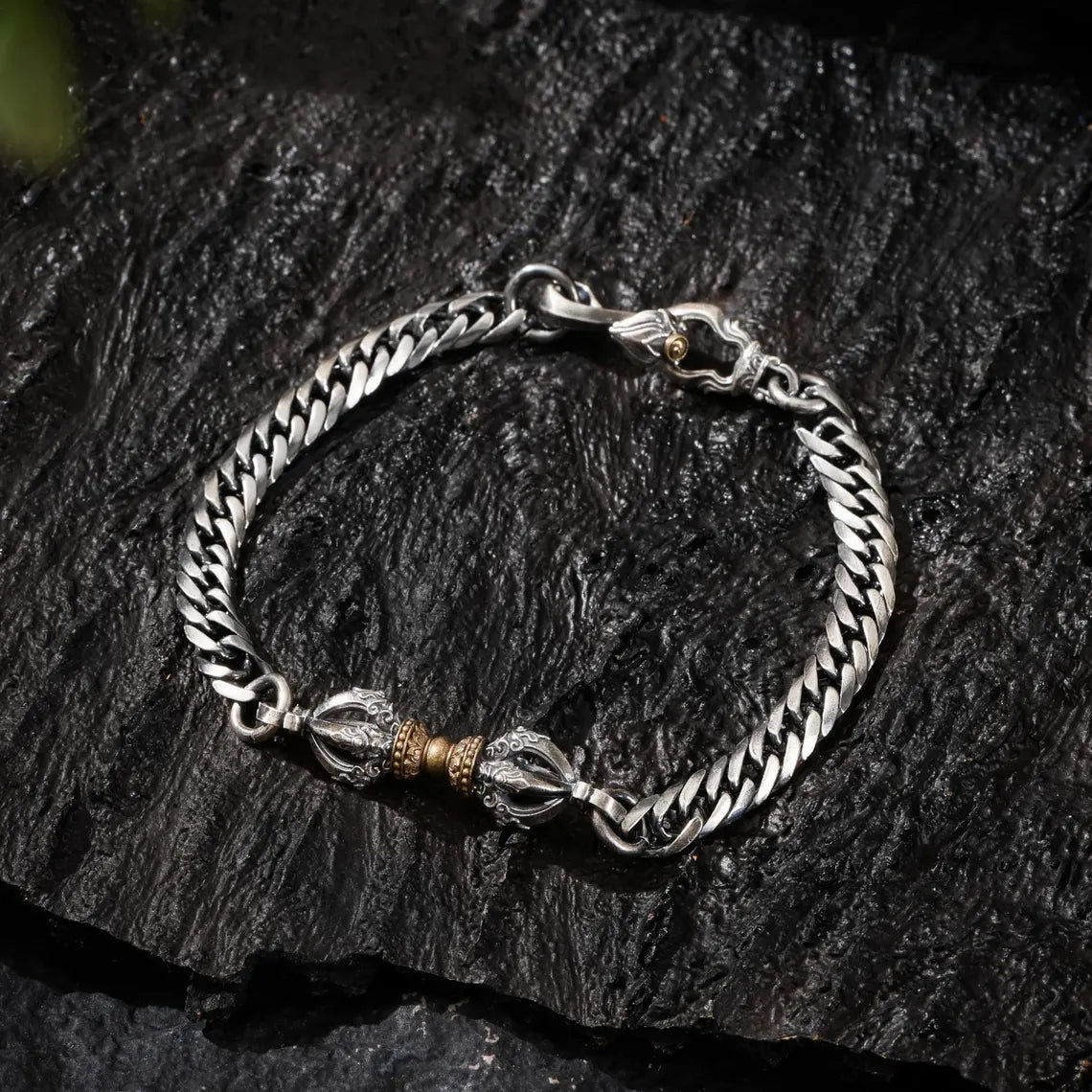 Dharma Deer Vajra Bracelet for Protection and Inner Strength