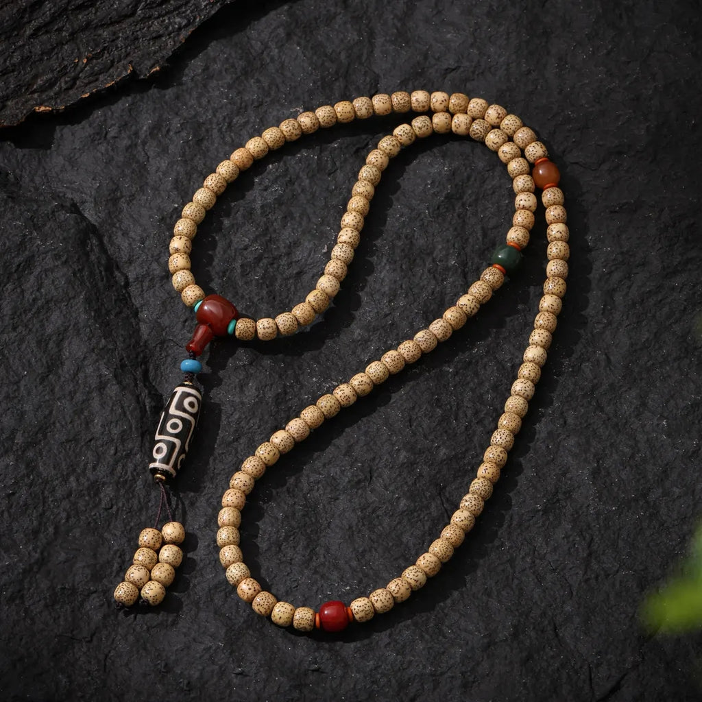 Dharma Deer Bodhi Beads Necklace 108 Mala
