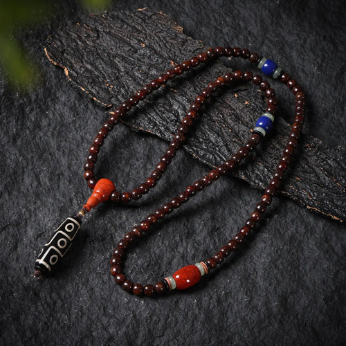 Dharma Deer Bodhi Necklace 108 Mala Beads