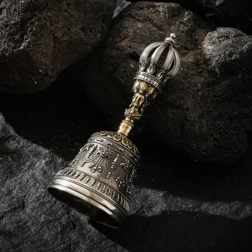 Dharma Deer Tibetan Dorje Bell (Vajra Ghanta) Handheld Talisman