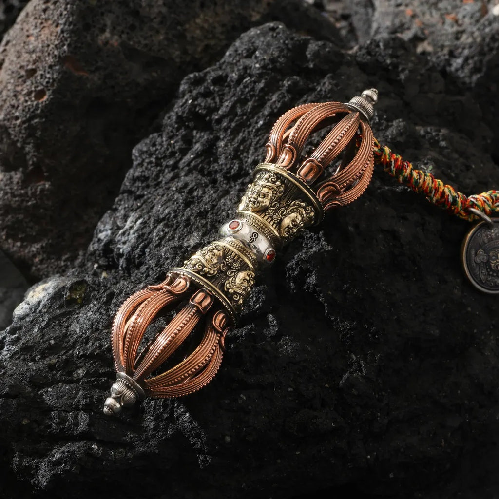 Dharma Deer Extra Large Tibetan Vajra (Dorje) Talisman