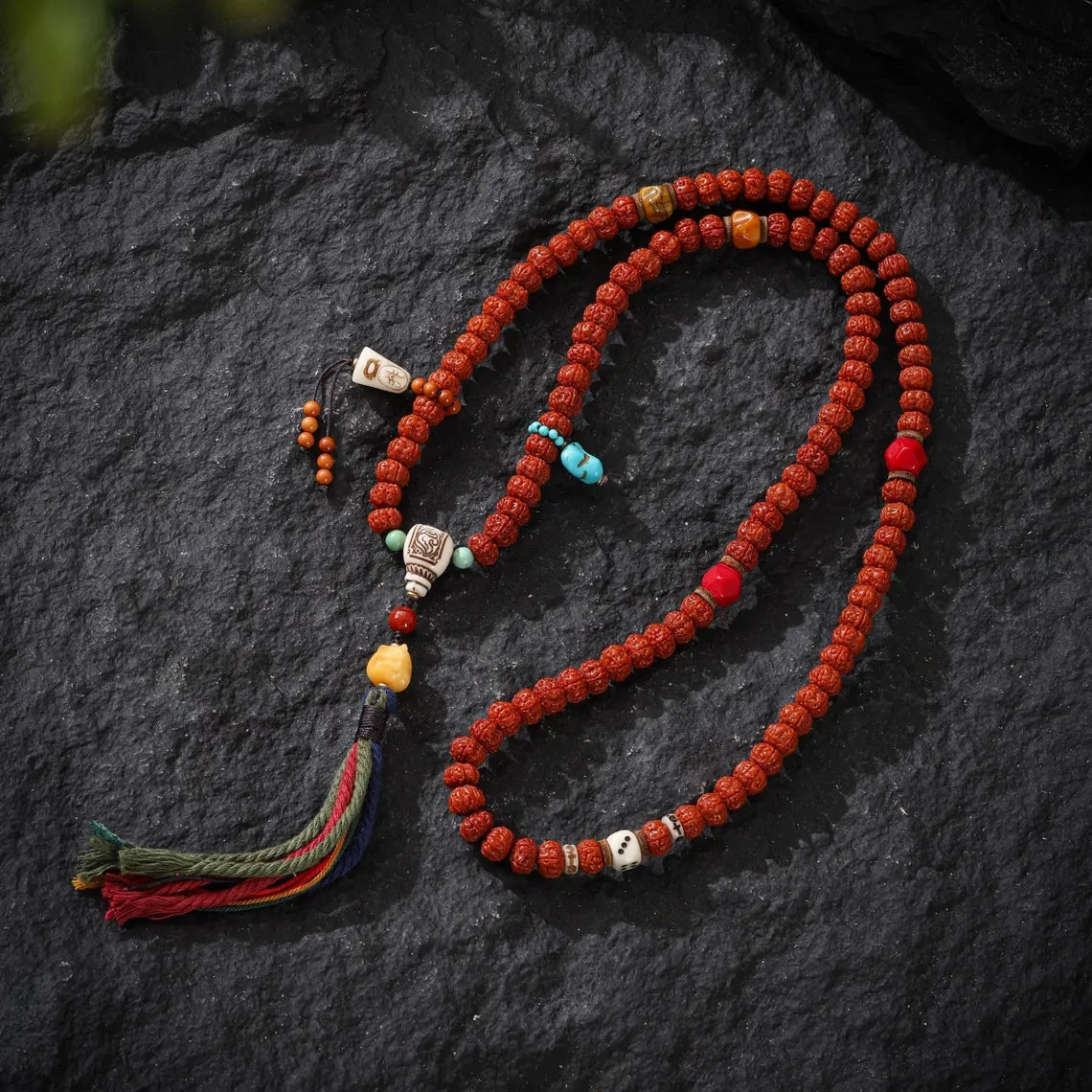 Dharma Deer Vajra Bodhi Seeds 108 Mala Beads