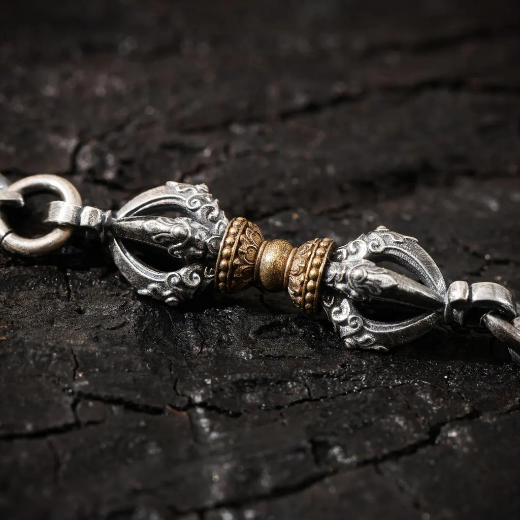 Dharma Deer Vajra Bracelet for Protection and Inner Strength