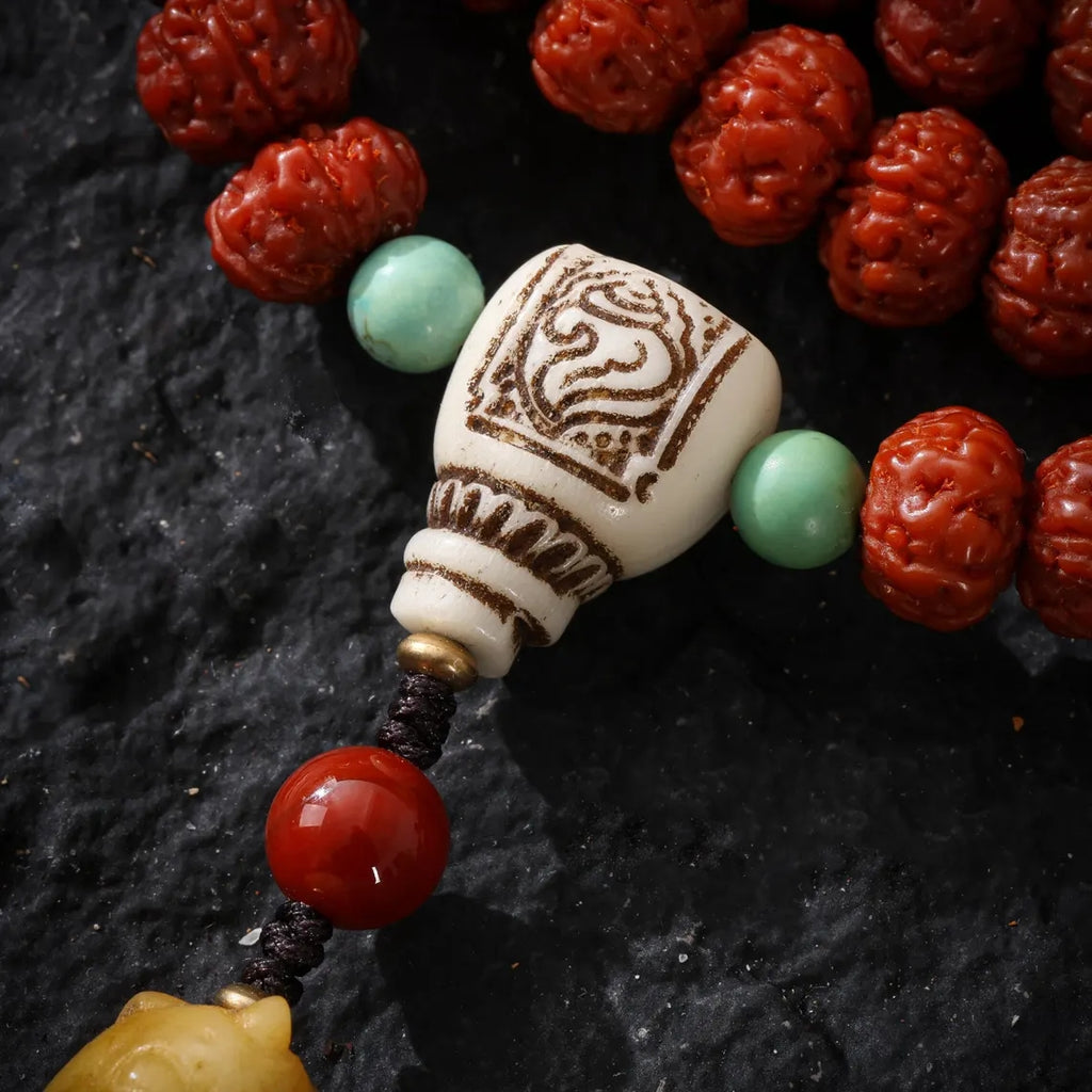 Dharma Deer Vajra Bodhi Seeds 108 Mala Beads