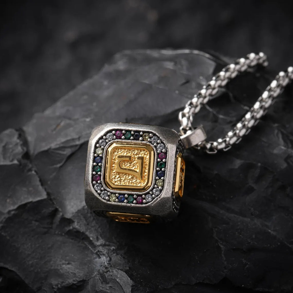 Dharma Deer The Mantra "Om Mani Pad me Hum" Pendant