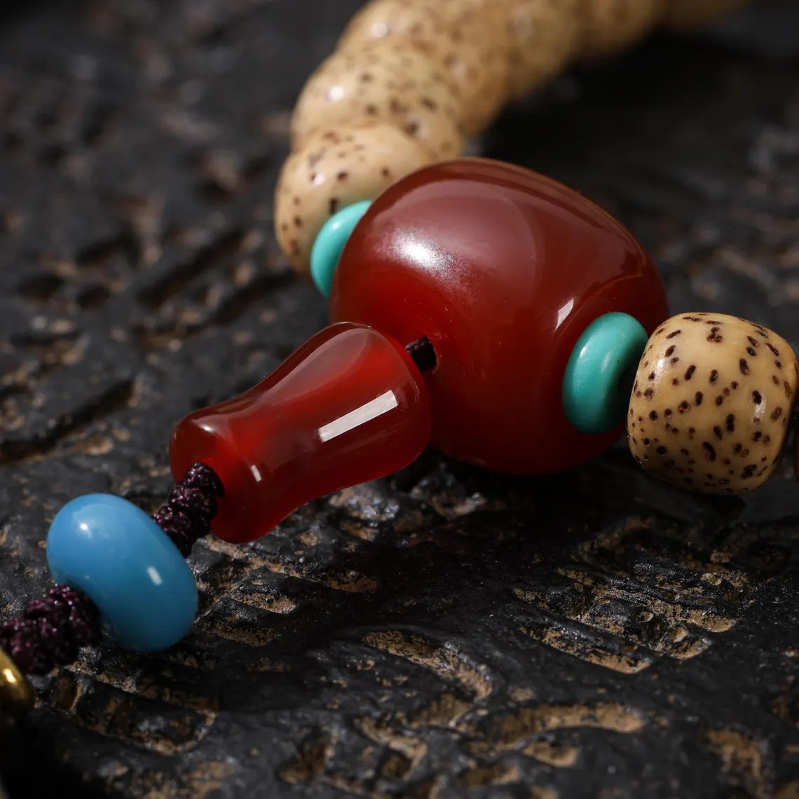 Dharma Deer Bodhi Beads Necklace 108 Mala