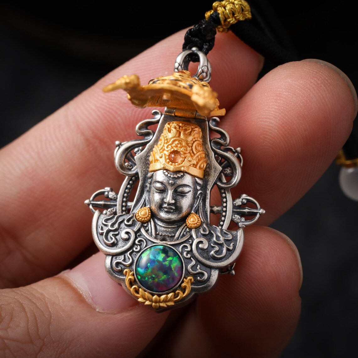 Dharma Deer 18K Gold-Plated Zaki Pendant Necklace