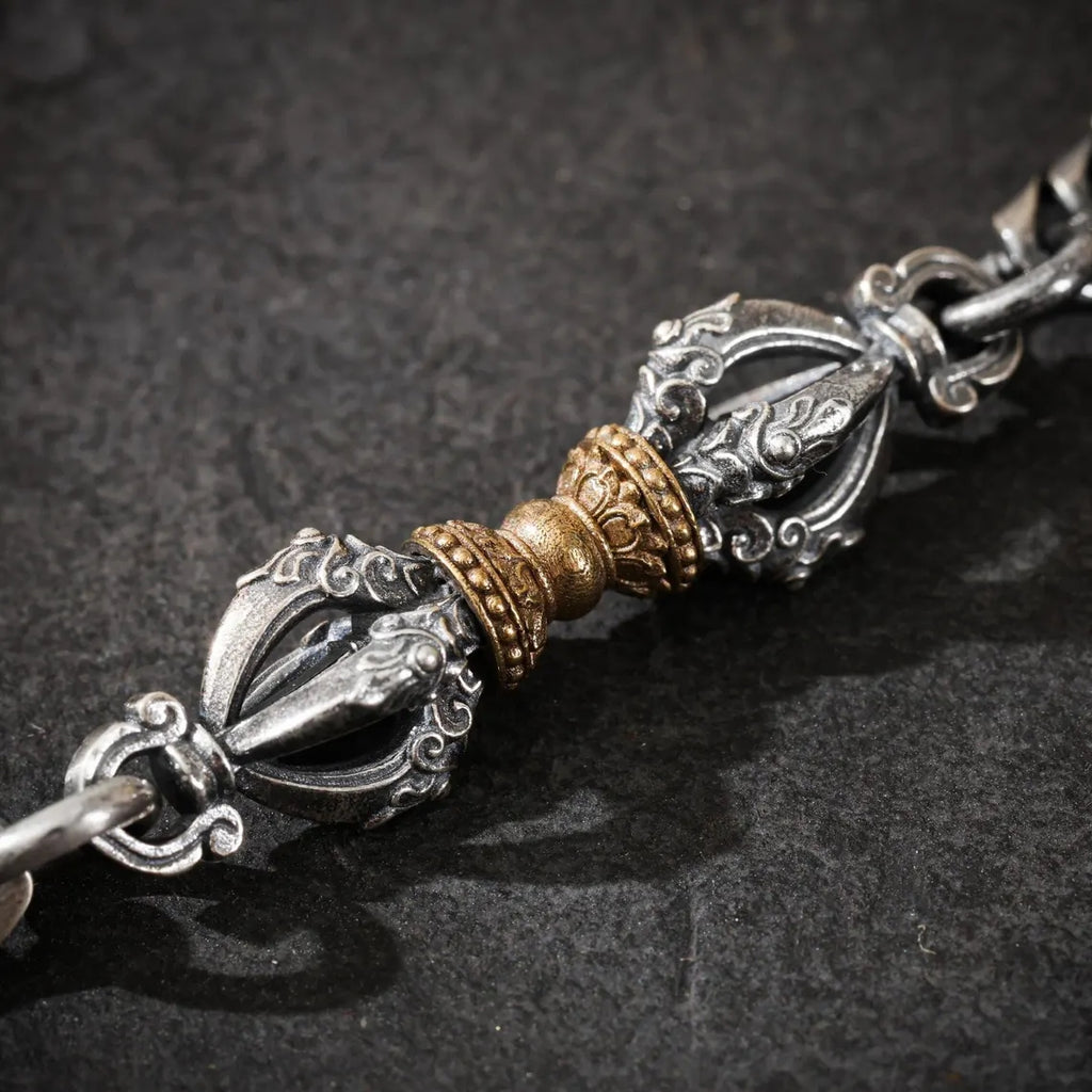 Dharma Deer Vajra Bracelet for Protection and Inner Strength
