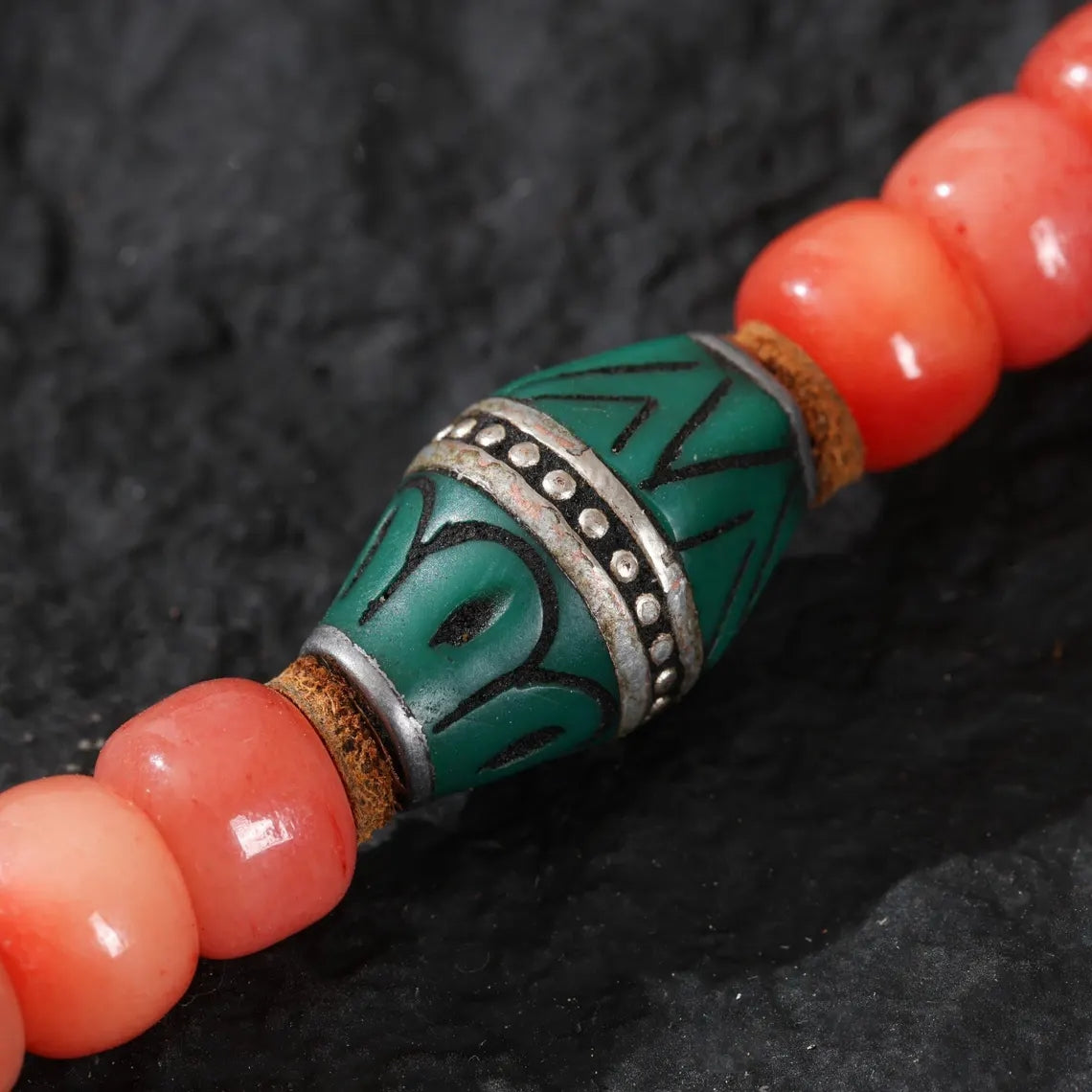 Dharma Deer Yak Bone 108 Mala Beads