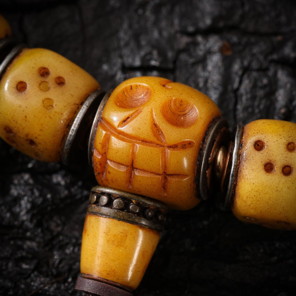 Dharma Deer Bone Bracelet Turquoise Jewelry