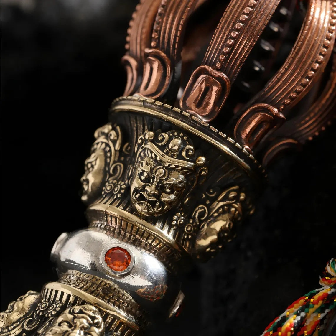 Dharma Deer Extra Large Tibetan Vajra (Dorje) Talisman