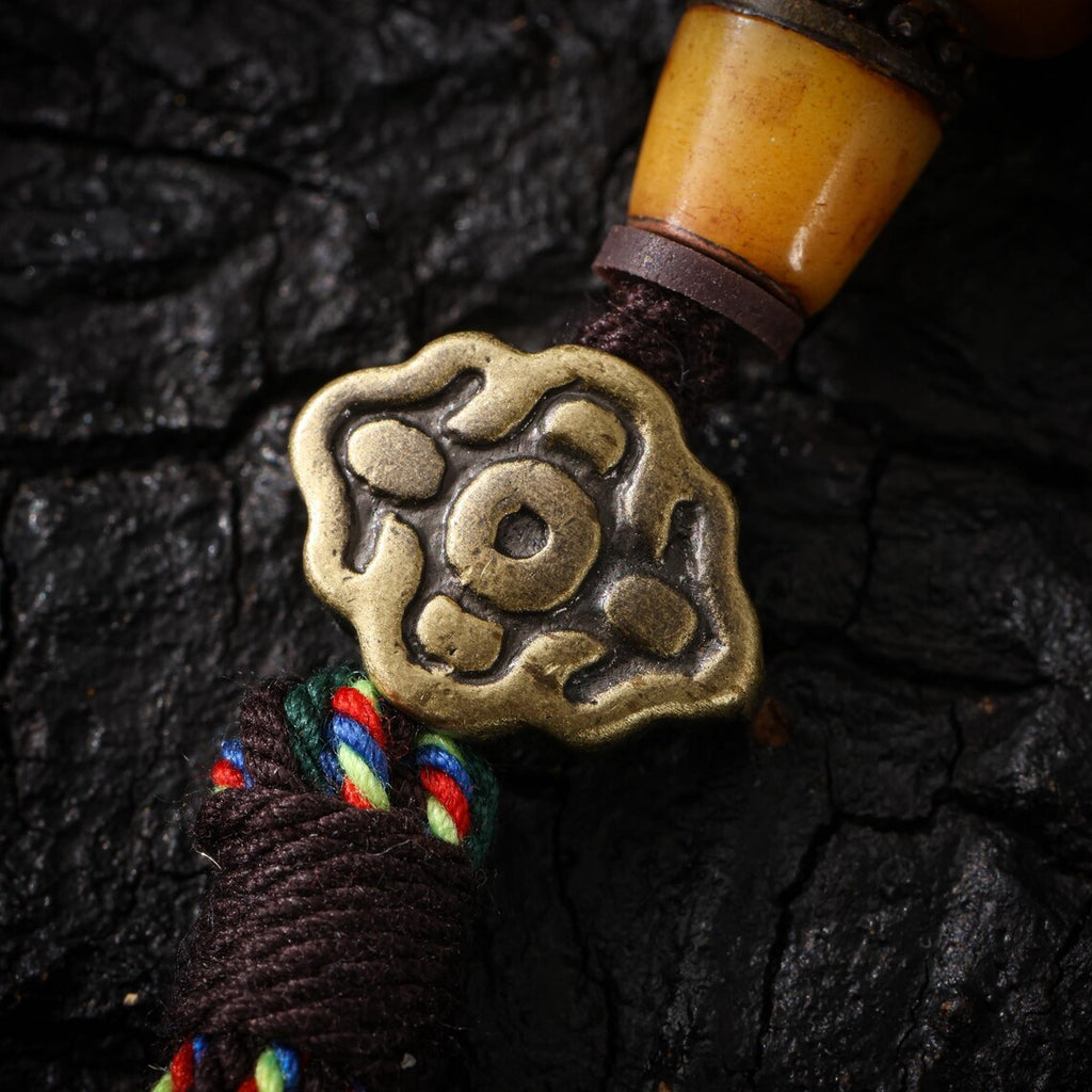 Dharma Deer Bone Bracelet Turquoise Jewelry