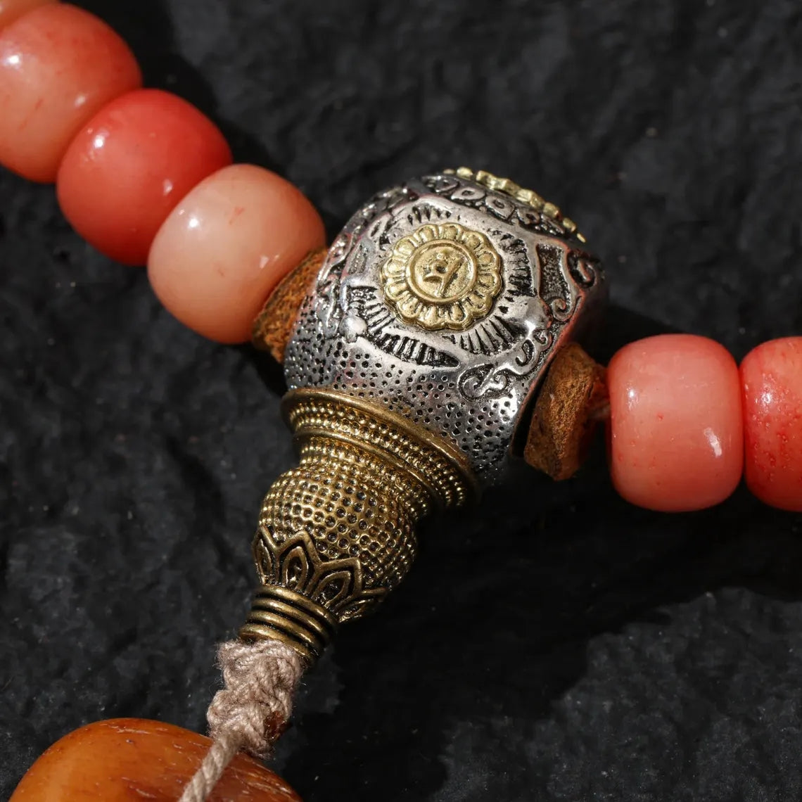 Dharma Deer Yak Bone 108 Mala Beads
