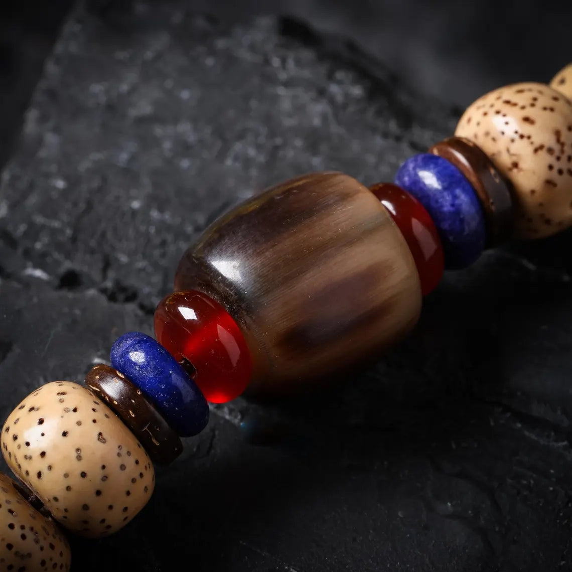 Dharma Deer Tibetan Bodhi Necklace 108 Mala Beads