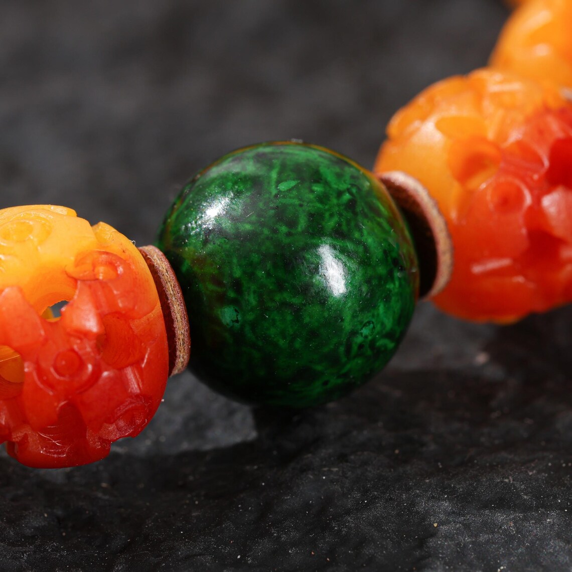 Dharma Deer Yak Bone Bracelet Hollow Design