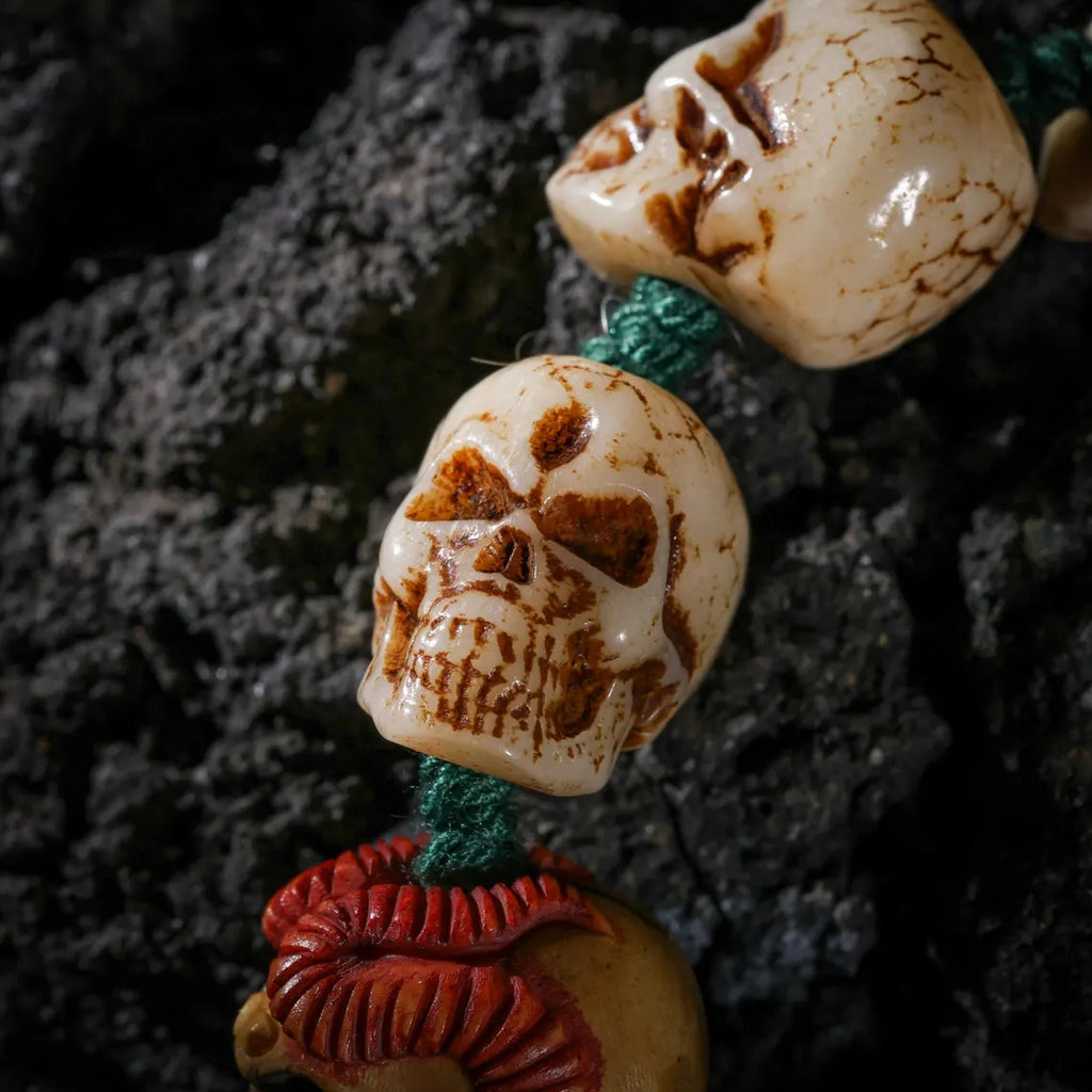 Dharma Deer Bone Bracelet Turquoise Jewelry