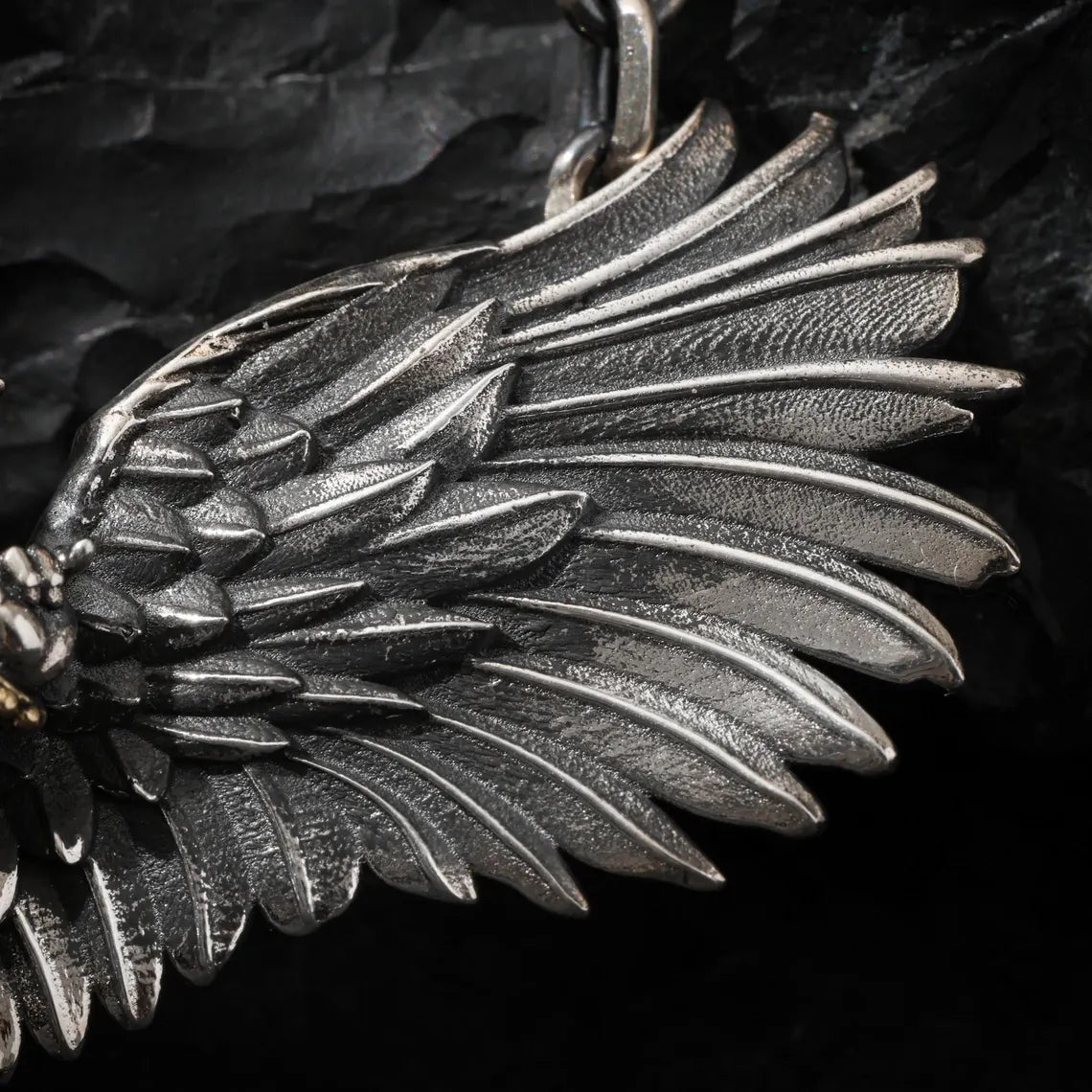 Dharma Deer Tibetan Garuda Amulet Necklace